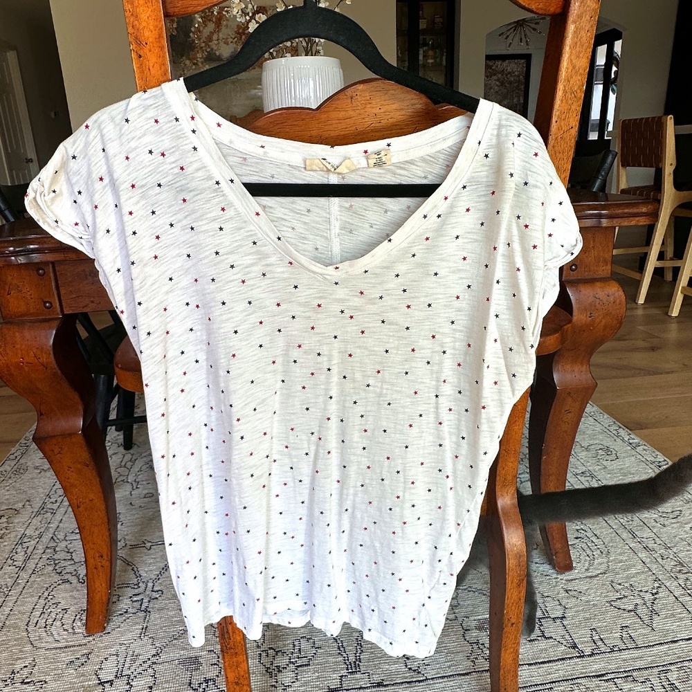 American stars v neck tshirt